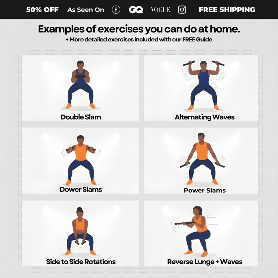 BattleFlex Cordless Battle Ropes™